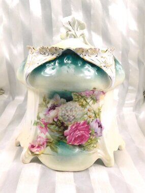 Reinhold Schlegelmich RSPrussia Covered Biscuit Jar # 26907